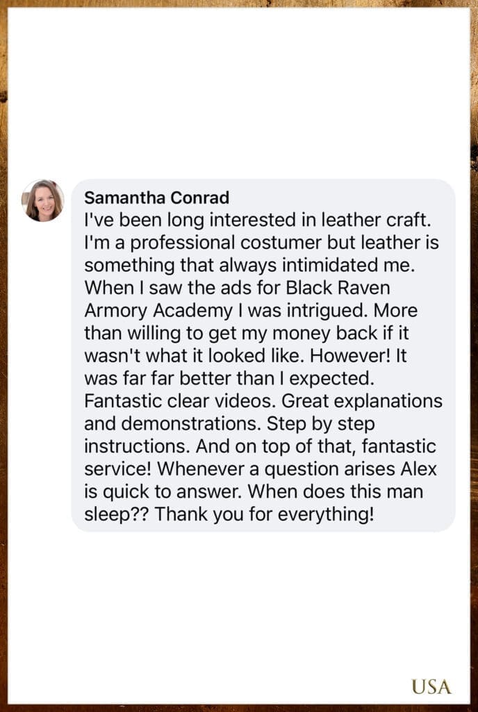 Samantha Conrad Testimonial